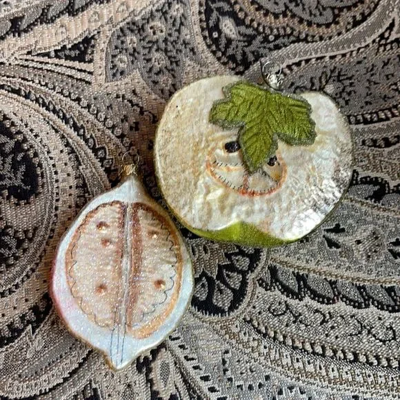 APPLE & Fig Designer Ornaments!
