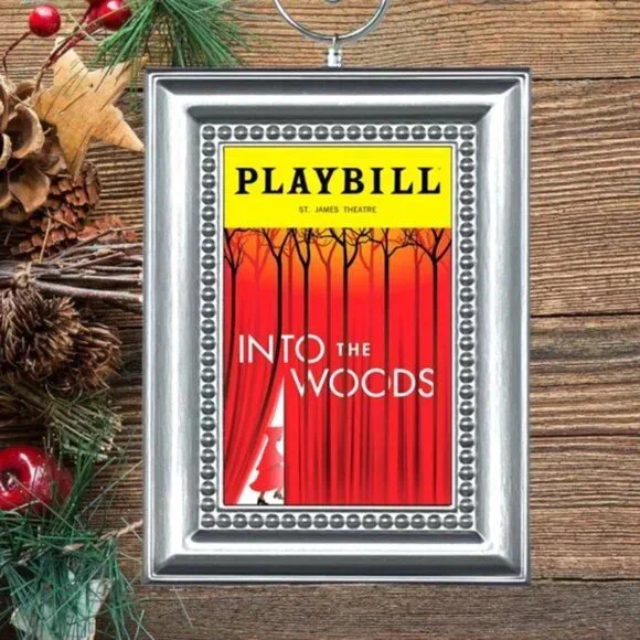 Into‎ The Woods Broadway Musical Playbill Christmas Tree Ornament