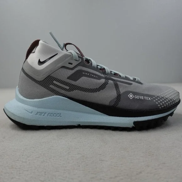Nike Pegasus Trail 4 GTX Womens 7 Gray Gore-Tex Waterproof Trail Running Shoes