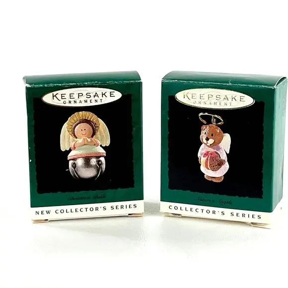 Hallmark Miniature Ornaments Angels Collector Series 1995 1996