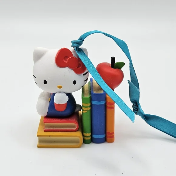 Hallmark Keepsake Ornament Hello Kitty 2016 Books Apple Teacher Sanrio