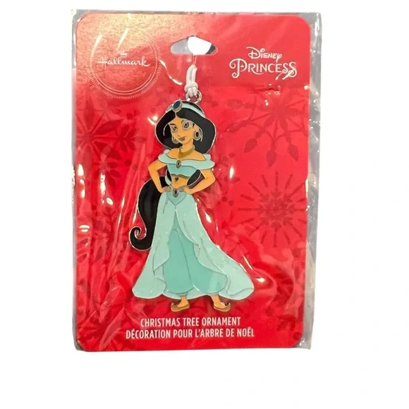 Hallmark Disney’s Princess Jasmine Christmas Tree Ornament‎ Metal Enamel NEW