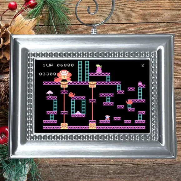 ColecoVision Donkey Kong Retro Video Game‎ Memorabilia Christmas Tree Ornament