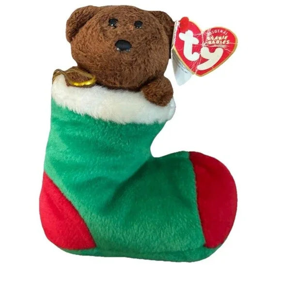 Vintage Ty Beanie Babies 2003 Plush‎ Stockings The Bear Mint Cond