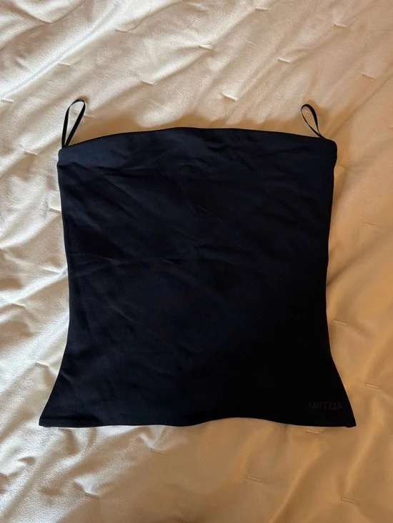 Aritzia Black Strapless Tube Top