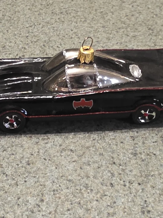 Hallmark Keepsake 1966 Batmobile Glass Ornament