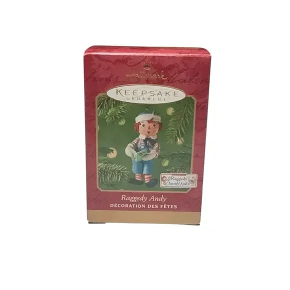 Hallmark Keepsake Christmas Ornament Raggedy Andy 2001 w Box‎