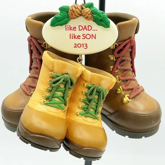 Like Dad, Like Son‎ 2013 Hallmark Ornament Hiking Boots