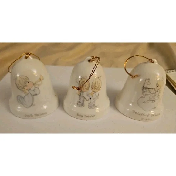 Lot‎ of 3 Vintage Precious Moments Bells  (67)