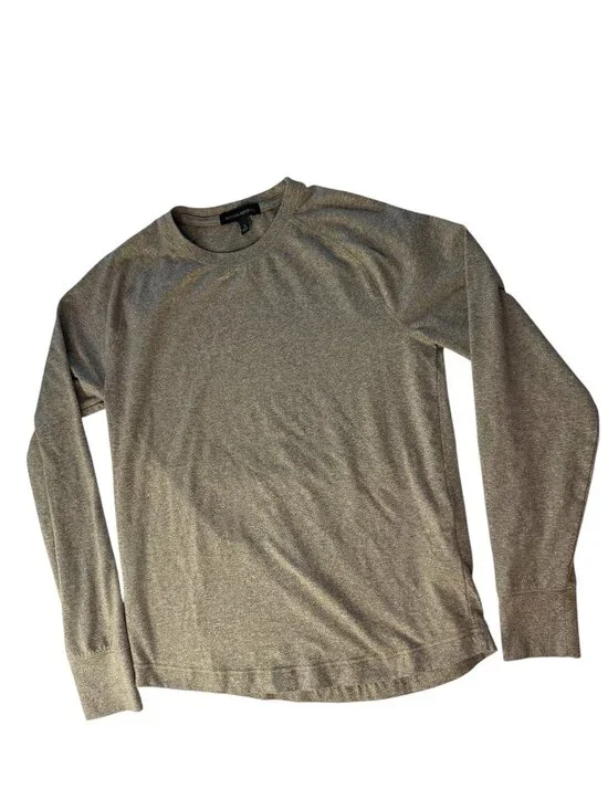 Banana Republic Long Sleeve Pullover Shirt Tan Brown. Size Women's Small, Cotton