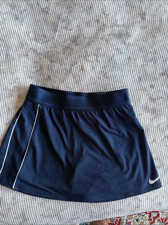 Nike Navy Skort with White Side Piping