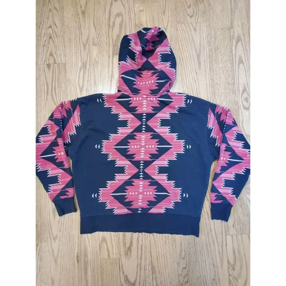 Lauren Ralph Lauren Womens S Aztec Sweatshirt Hoodie VGUC