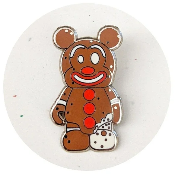 Disney Pin Vinylmation Mystery Collection Holiday #1 Ginger Bread‎ 73122