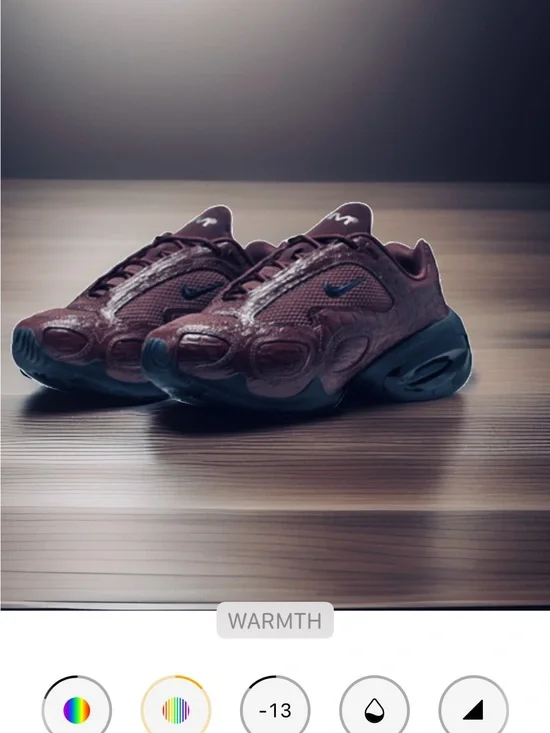 Nike Maroon Running Sneakers with Dark Soles size 10