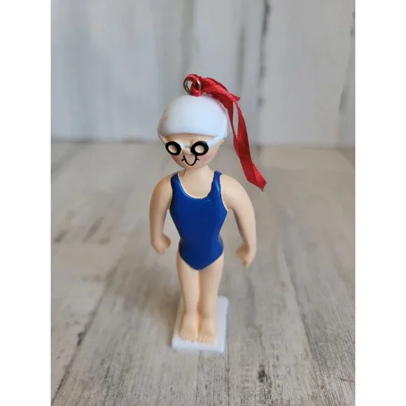 Female swimmer‎ diver ornament Xmas decor