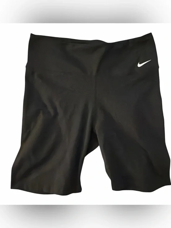 Nike Black Womens High-Rise Bike Shorts
