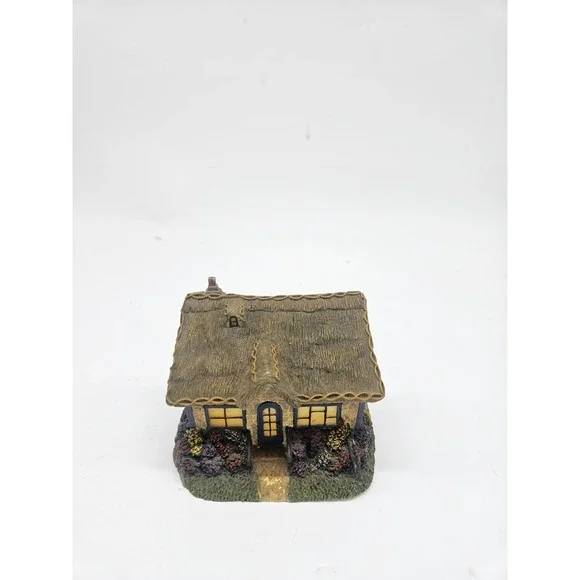 Vintage Thomas Kinkade Painter Of Light Candlelight Cottage Sculpted Night Light