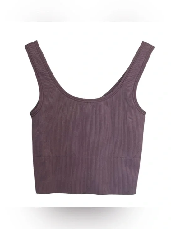 Athleta Ribbed Scoop Crop Tank