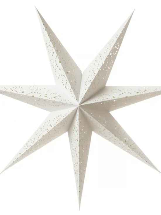 NIB Paper Star Shade Pendant Light - Christmas Decor Holiday Decorative Star 35