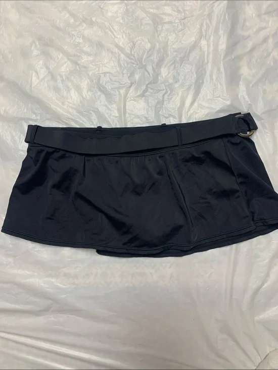 Nike Vintage Y2K Mini Swim Skirt Black Size 10