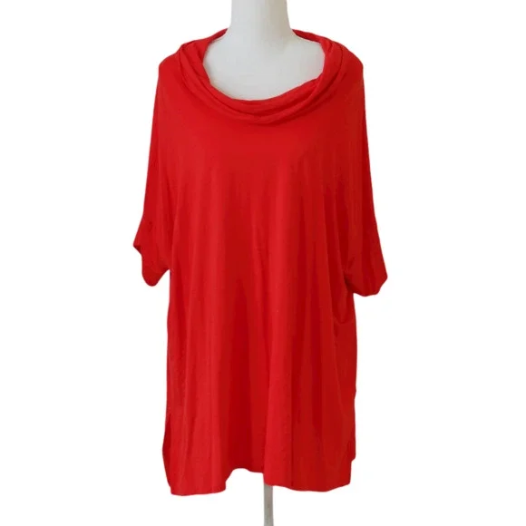Lands' End Top Cowl neckline, Batwing sleeve - Size 1X