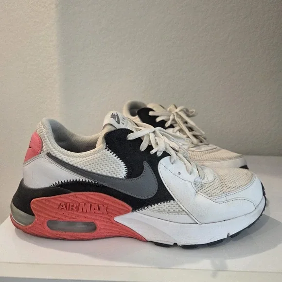 Size 8.5 - Nike Air Max Excee White Pink White Womens Cd5432-100