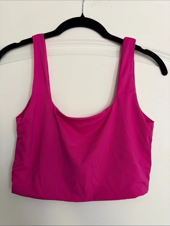 SHEIN Hot Pink Crop Tank Top