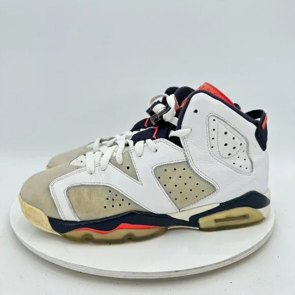 Nike Air Jordan 6 Tinker 23 Youth Sz 7Y Women 8.5 384665-104 Infrared White Shoe