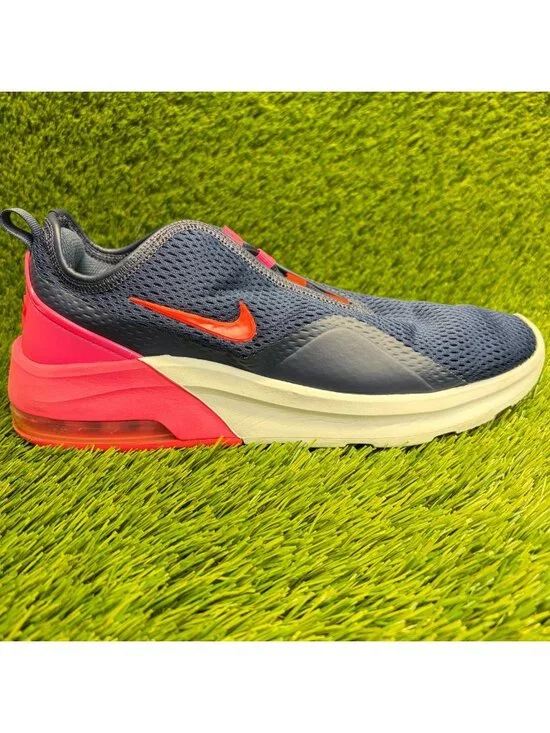 Nike Air Max Motion 2 Womens Size 9.5 Blue Pink Athletic Running Shoes Sneakers