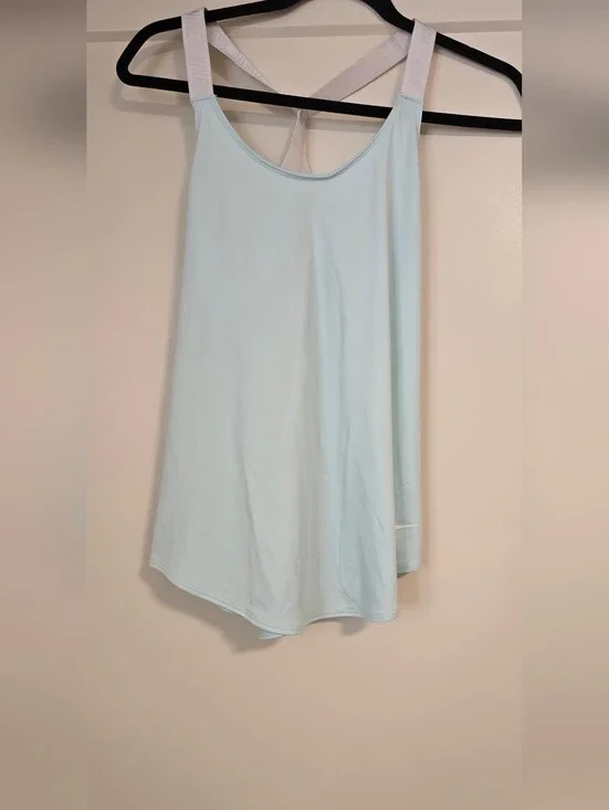Light Blue Womens Nike Tank Top