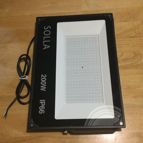 200W LED Flood Light, IP66 Waterproof, 16000Lm, 1060W Equivalent, Super Bright O
