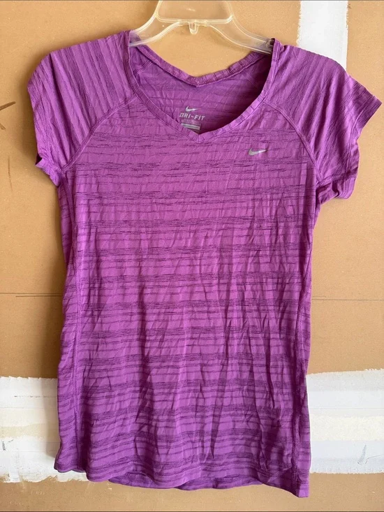 Nike Women’s Purple Short-Sleeve Dri-FIT Tee