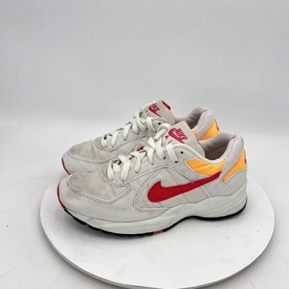 Vintage Nike Icarus Women Size 7 White Red Yellow Sneaker Made In Indonesia