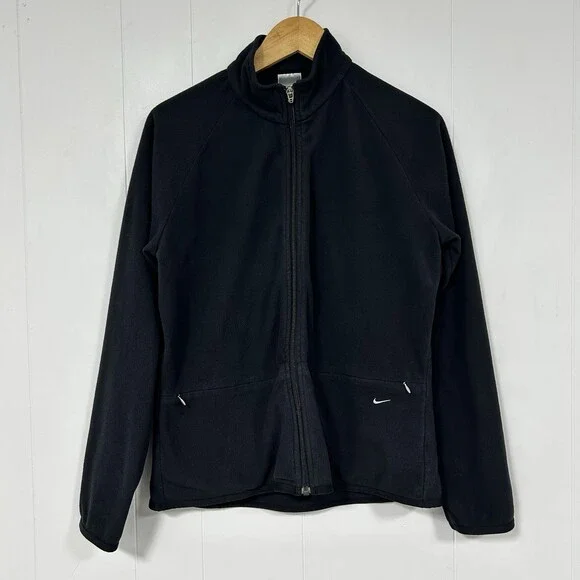 Nike Girls Fleece Therma-Fit Jacket S (4-6) Full Zip Long Sleeve Athletic
