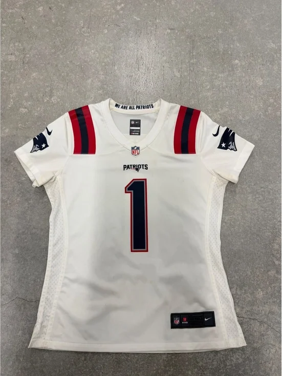 New England Patriots Women's Away Jersey Newton #1