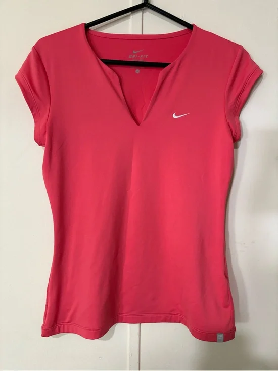 Nike Women's Pink V-Notch Tee