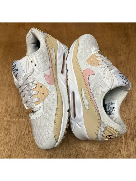 Nike Air Max 90 SE Shoes Womens Size 7 Sun Club Sail Arctic Orange DJ9997-101