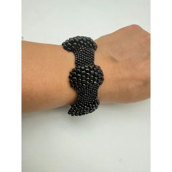Wave Bracelet black