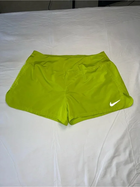 Nike Women’s Bright Lime Green Athletic Shorts