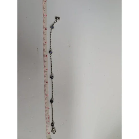 Brighton Halo Eclipse Blue Bracelet Crystals Adjustable 8