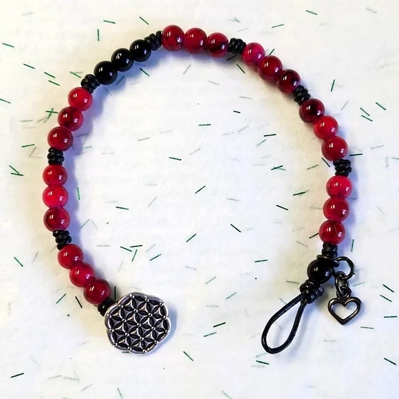 **PRICE DROP**Red & Black Bracelet!