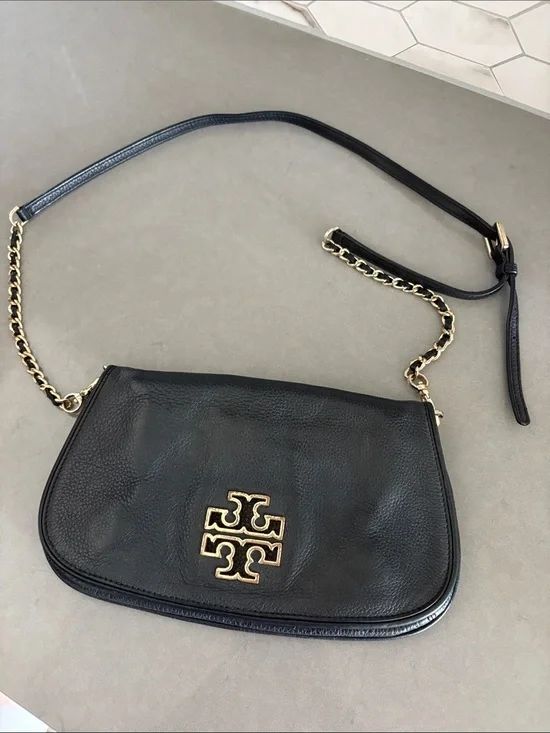 Tory Burch Black Leather Crossbody