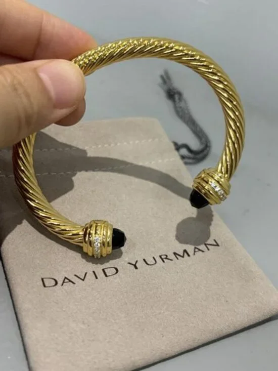 🌙David Yurman🌙 7mm Classic Cable Station Bracelet