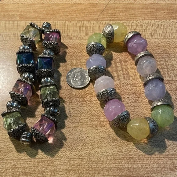 Gemstone bracelet bundle