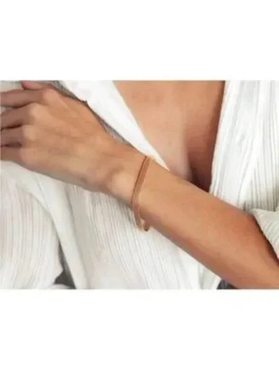 Gold 18k Gold Plated Mesh Bracelet