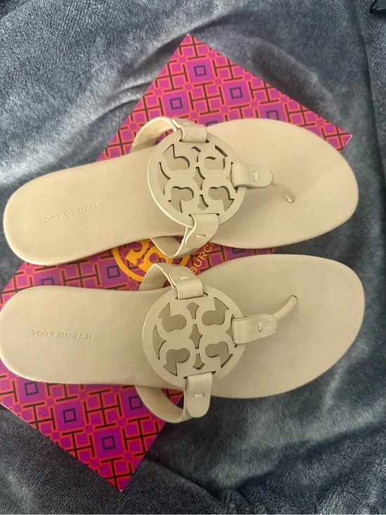 Tory Burch Miller Sandal - Light sand Flip Flop
