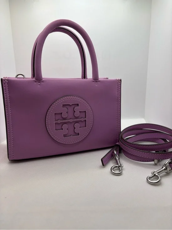 Tory Burch Lilac Mini Tote with Detachable Strap