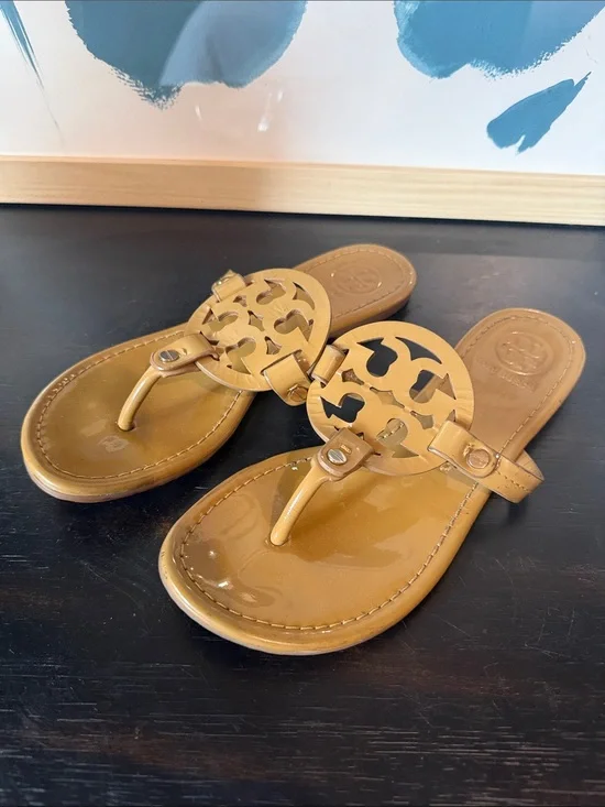 Tory Burch Patent Miller Sandals