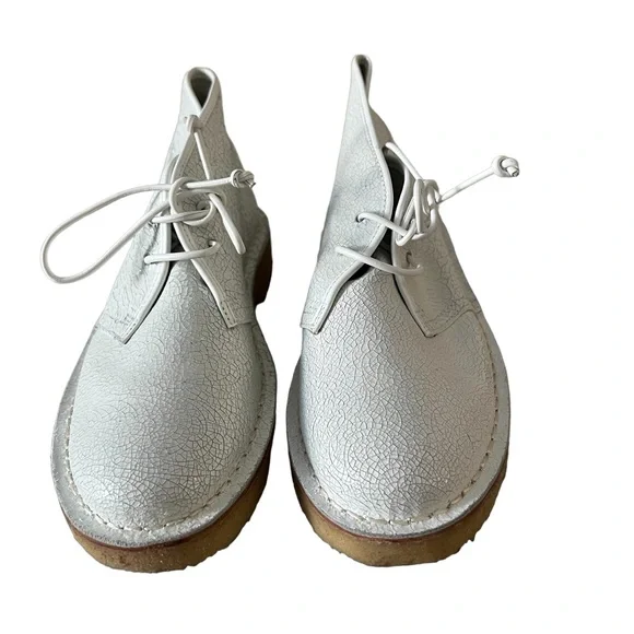 Tory Burch‎ Bergen Leather Bootie Chukka White