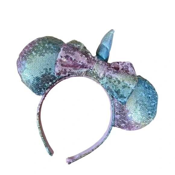 Disney Parks Mickey Minnie Mouse pastel sequin‎ ears